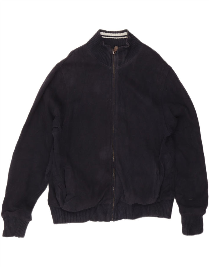 Jaqueta masculina de treino Marks & Spencer Blue Harbor grande azul marinho