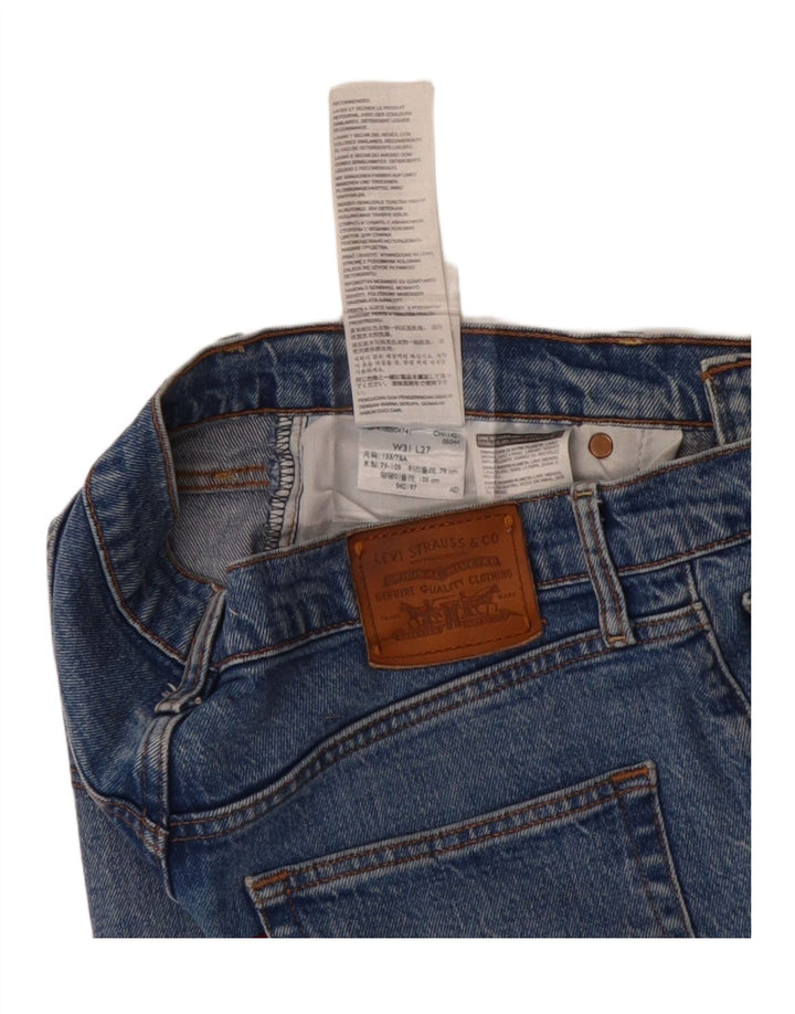 Jeans retos masculinos LEVI'S W31 L27 algodão azul