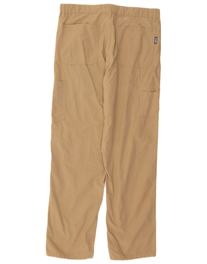 Calça cargo reta masculina RIFLE IT 48 médio W34 L30 bege