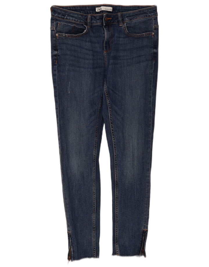 Zara Jeans Skinny Feminino EU 40 Médio W30 L27 Azul