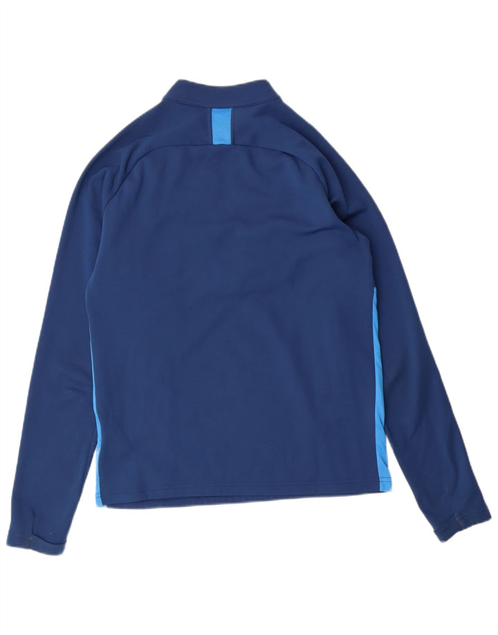 NIKE Boys Dri Fit Pullover Treino Top 12-13 Anos Grande Azul