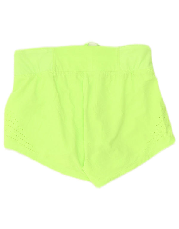 Shorts esportivos femininos Under Armour UK 8 pequenos verdes