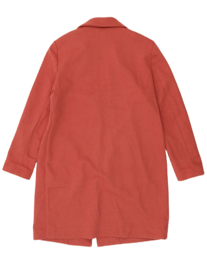 Sobretudo feminino Marks & Spencer UK 14 poliéster rosa médio