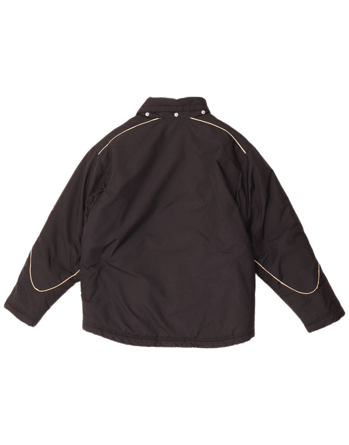 Jaqueta corta-vento Nike Girls 10-11 anos médio preto nylon