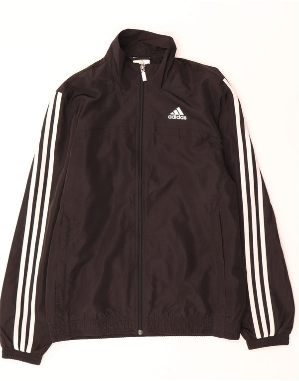 Adidas Mens Treino Top Jacket Pequeno Poliéster Preto