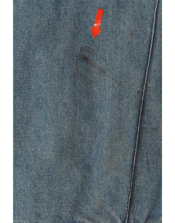 Jaqueta jeans masculina POP 84 UK 36 pequena azul