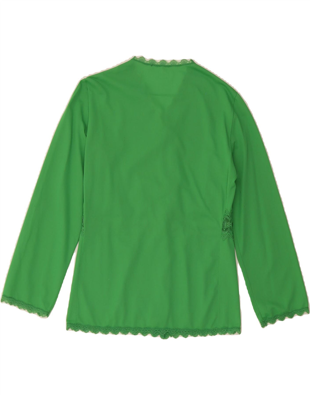 VINTAGE Womens Shirt Blouse IT 44 Medium Green Vintage Vintage and Second-Hand Vintage from Messina Hembry 