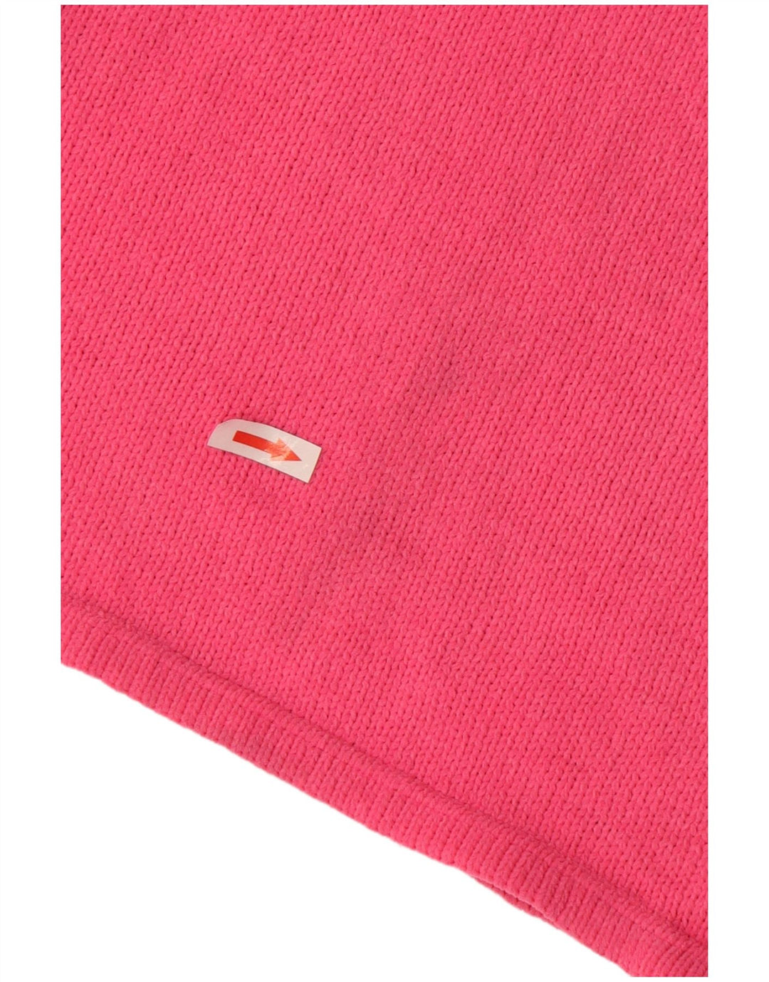 Zara Vestido feminino de malha UK 12 poliéster rosa médio