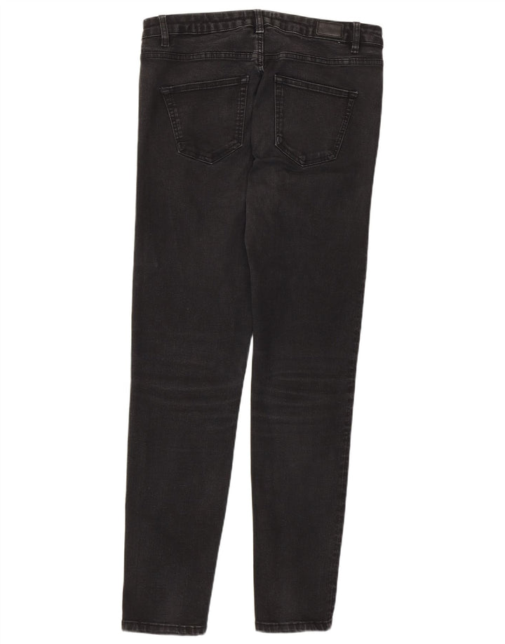 HOBBS Jeans Slim Feminino UK 12 Médio W30 L29 Preto