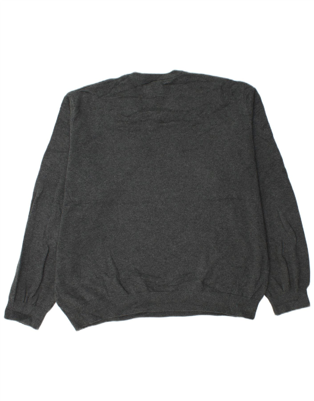 Suéter masculino Marks & Spencer com decote em V XL algodão cinza