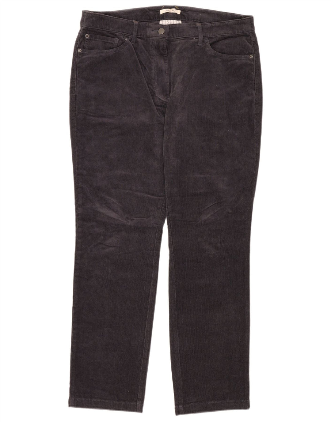 Calça masculina de veludo cotelê WHITE STUFF UK 16 grande W32 L32 azul marinho