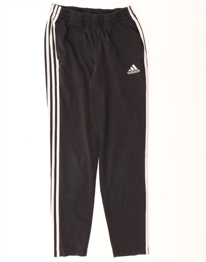 Calça de treino feminina ADIDAS de algodão preto médio