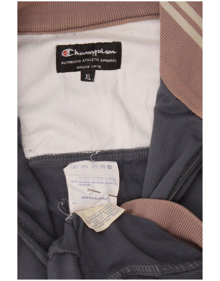 Jaqueta masculina Champion XL cinza Colourblock poliéster