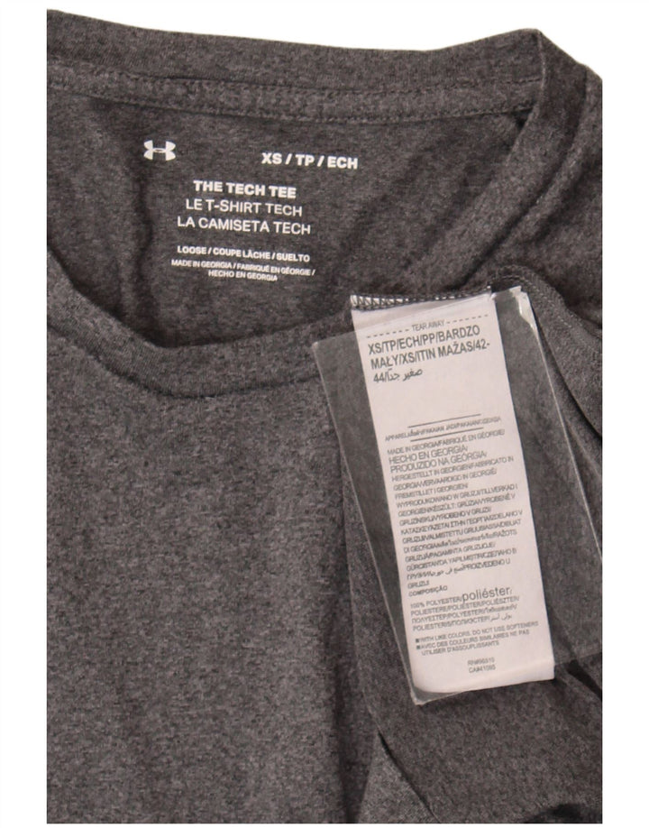 Camiseta masculina Under Armour XS cinza poliéster
