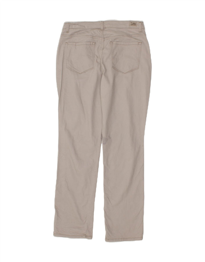 LEE Womens Relaxed Fit Straight Casual Trousers W32 L31 Grey Vintage Lee and Second-Hand Lee from Messina Hembry 