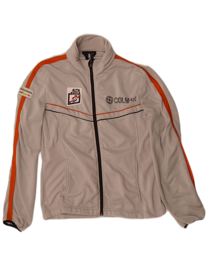 Colmar Womens Tracksuit Top Jacket UK 14 Medium Grey Colourblock