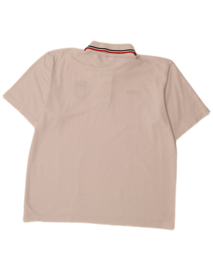 Camisa polo masculina Umbro Inglaterra XL poliéster branco