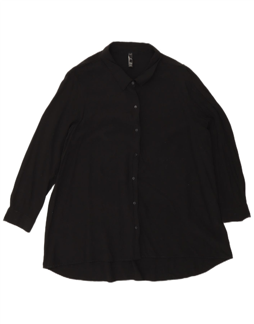 Zara Vestido Shift Feminino Reino Unido 18 XL Preto