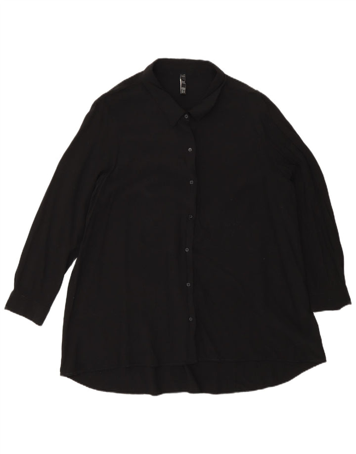 Zara Vestido Shift Feminino Reino Unido 18 XL Preto