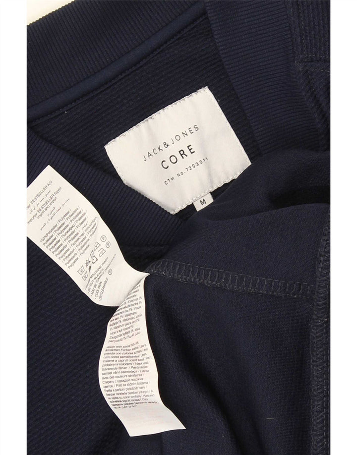 Jack & Jones Mens Core Tracksuit Top Jaqueta Poliéster Azul Marinho Médio