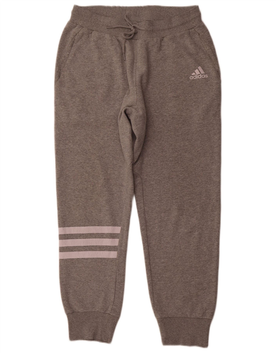 Calças de treino masculinas ADIDAS Joggers grandes de algodão cinza