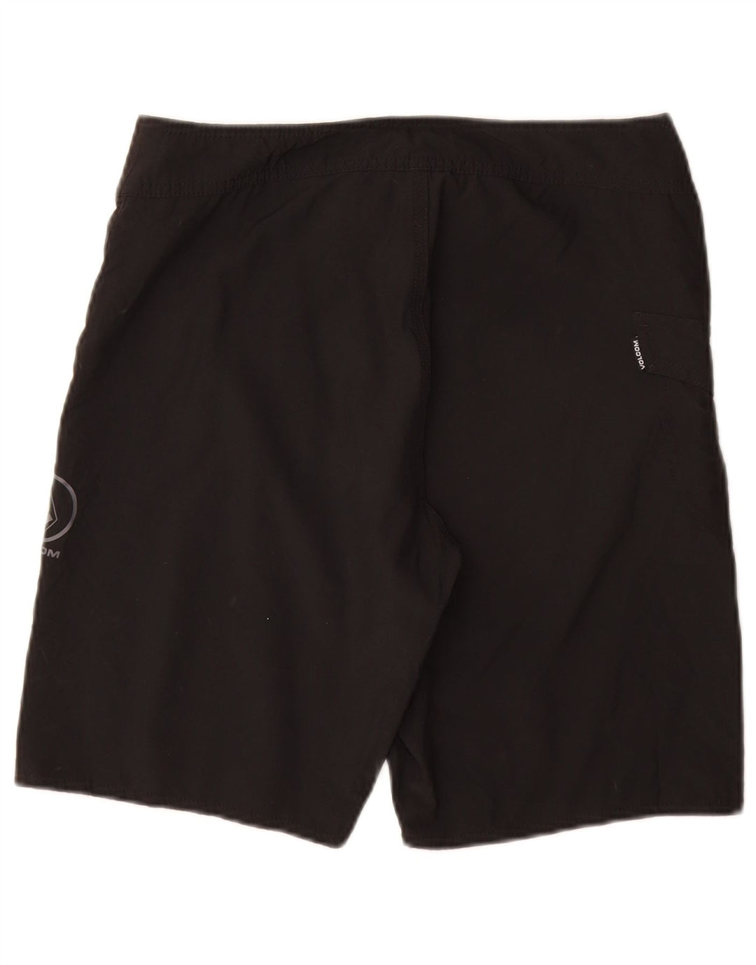 Shorts de natação masculino Volcom médio preto
