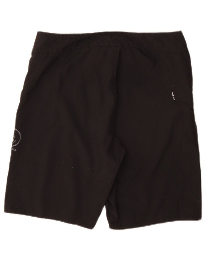 Shorts de natação masculino Volcom médio preto