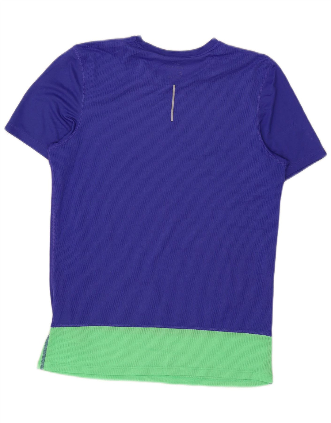 Camiseta feminina Nike Dri Fit Top UK 14 Medium Blue Colourblock Poliéster