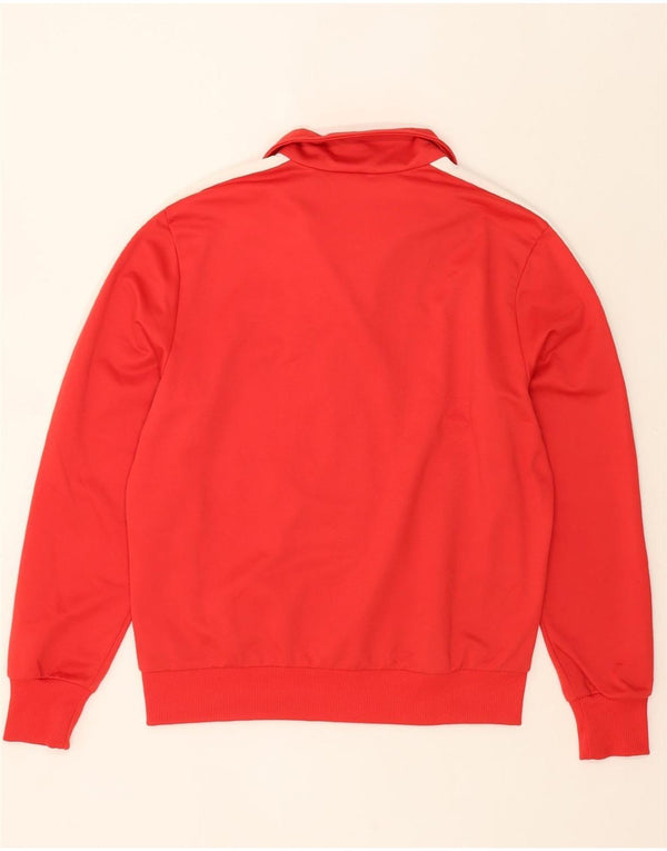 PUMA Mens Tracksuit Top Jacket Médio Vermelho Colourblock Poliéster