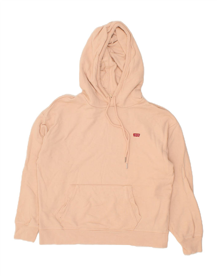 LEVI'S Womens Hoodie Jumper Medium Orange Cotton Vintage Levi's and Second-Hand Levi's from Messina Hembry 