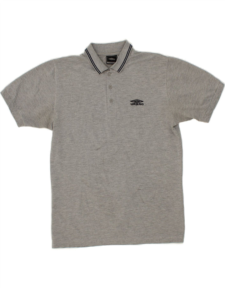 UMBRO Mens Polo Shirt Small Grey Vintage Umbro and Second-Hand Umbro from Messina Hembry 