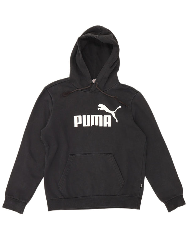 Puma masculino gráfico moletom com capuz XS algodão preto
