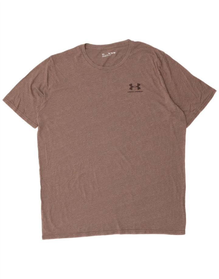 Camiseta masculina UNDER ARMOUR alta 2XL cinza