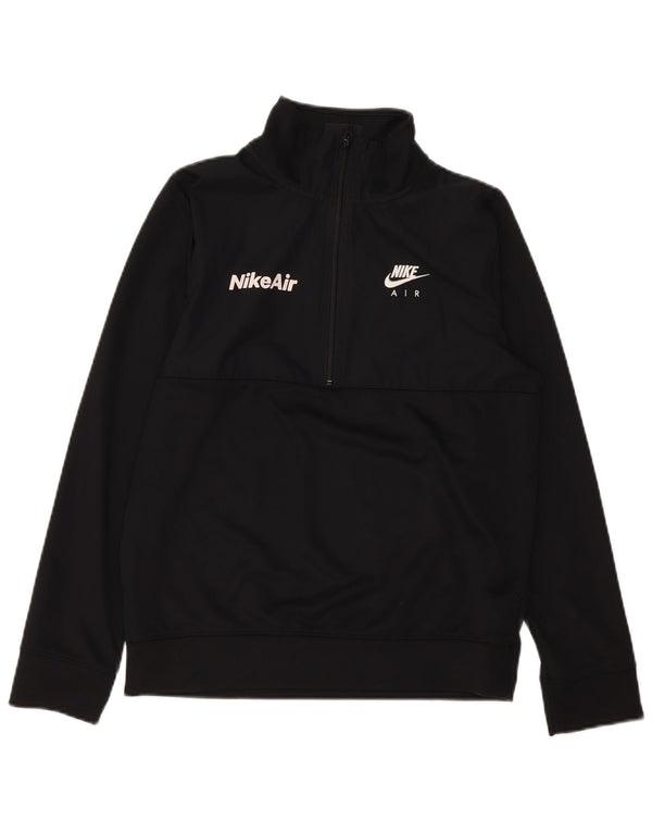 Suéter Nike Boys Standard Zip Neck 13-14 anos XL preto