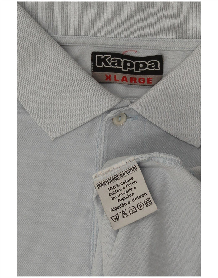 Camisa polo masculina Kappa XL algodão azul