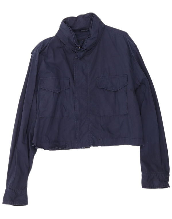 Marina Yachting Jaqueta bomber feminina superdimensionada IT 50 XL azul marinho
