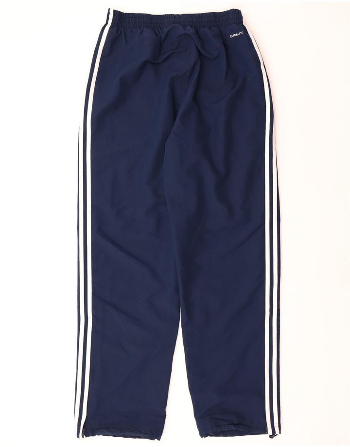 Calça de treino masculina ADIDAS Climalite azul marinho poliéster médio