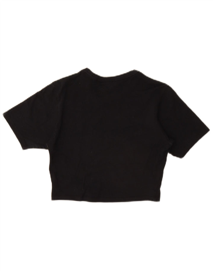 Camiseta Nike Feminina Crop Top UK 8 Pequena Preta