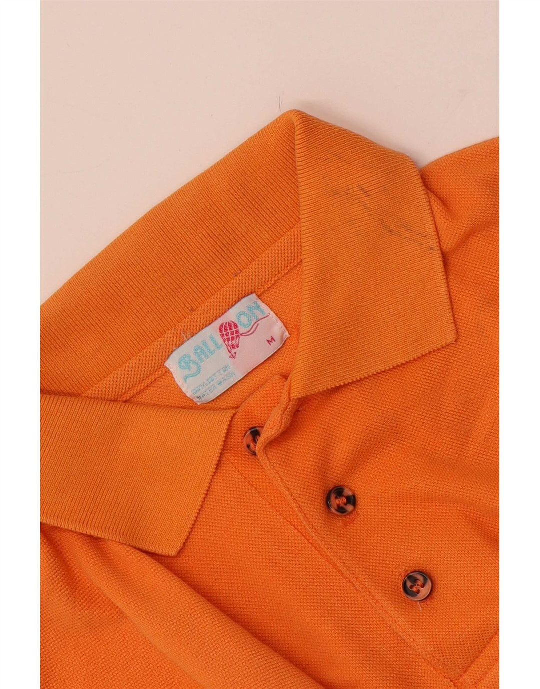 Camisa polo masculina Ball On algodão laranja médio