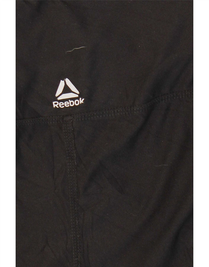 Leggings Reebok Mulher UK 14 Grande Preto