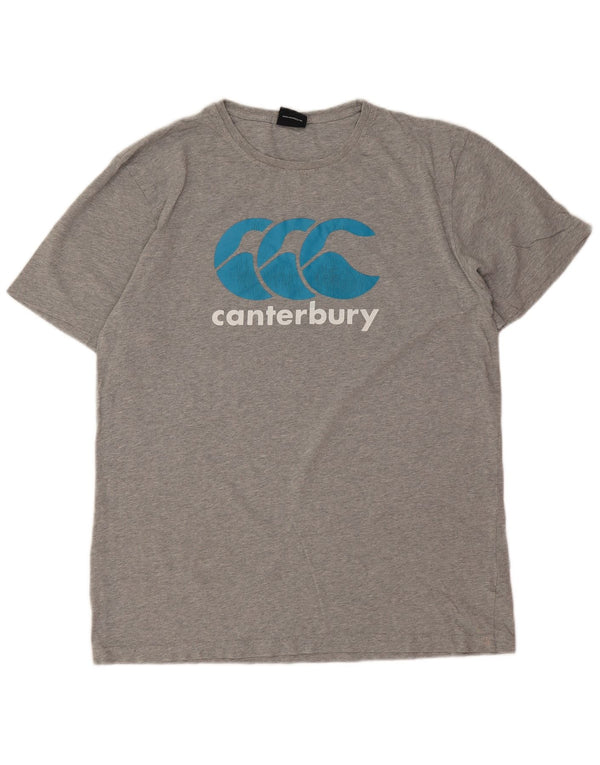 Camiseta gráfica masculina Canterbury Top XL cinza