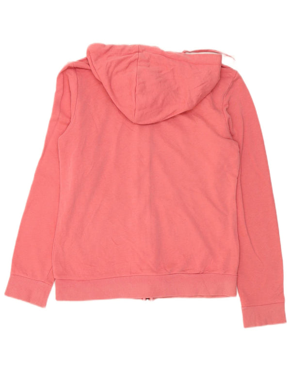 Suéter Adidas Feminino Graphic Zip com Capuz UK 8 Pequeno Rosa