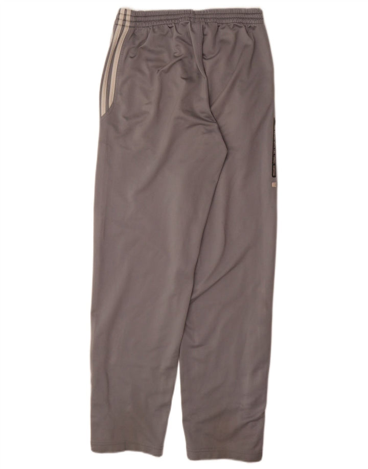 Calças de treino masculinas ADIDAS UK 34/36 poliéster cinza pequeno