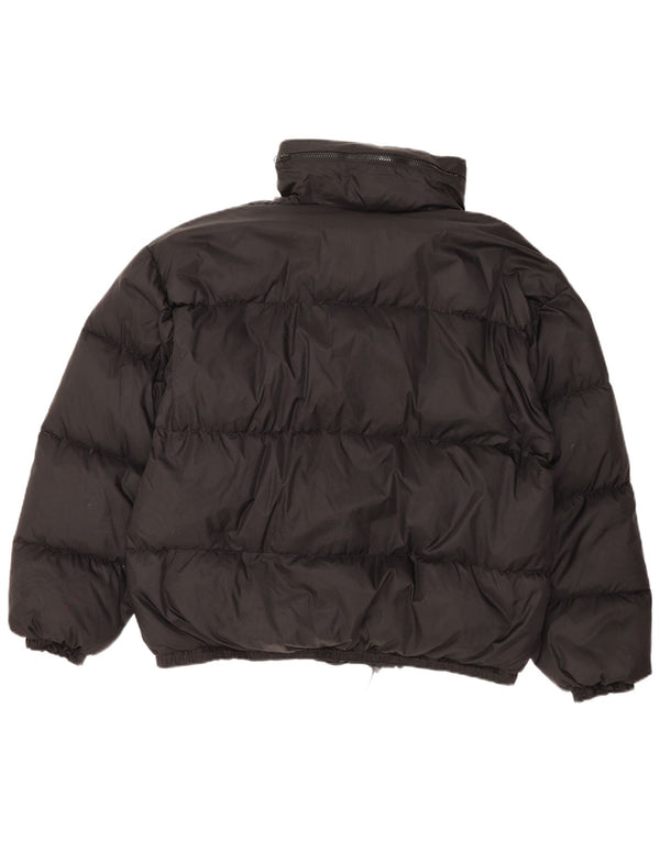 Jaqueta masculina acolchoada com capuz Lotto UK 42/44 XL preto nylon