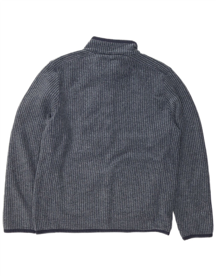 Jaqueta de lã masculina Weird Fish grande poliéster azul marinho