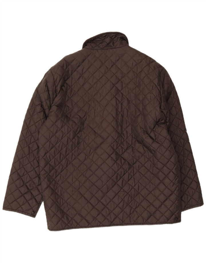 Jaqueta masculina acolchoada FILA IT 52 2XL marrom poliamida