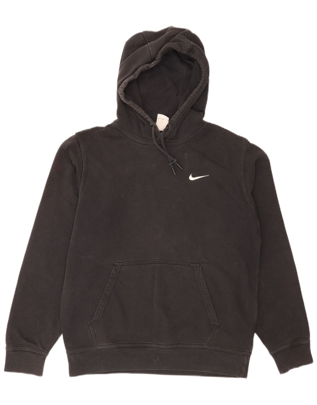 Nike Mens Hoodie Jumper Médio Algodão Preto