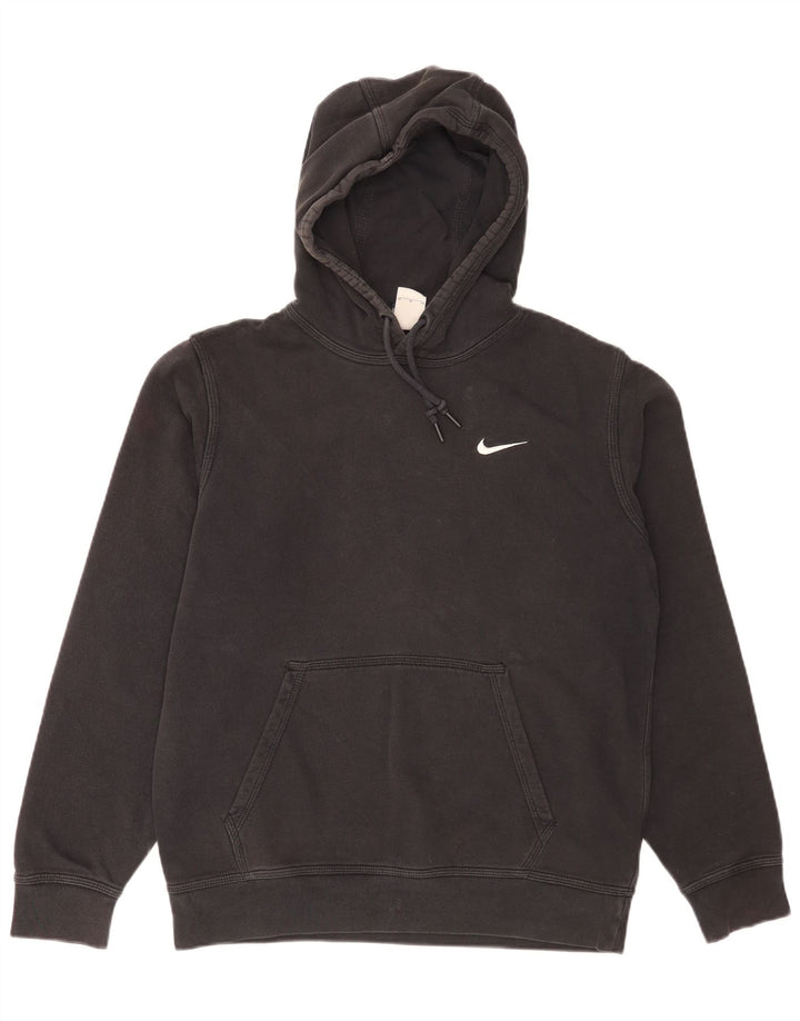 Nike Mens Hoodie Jumper Médio Algodão Preto