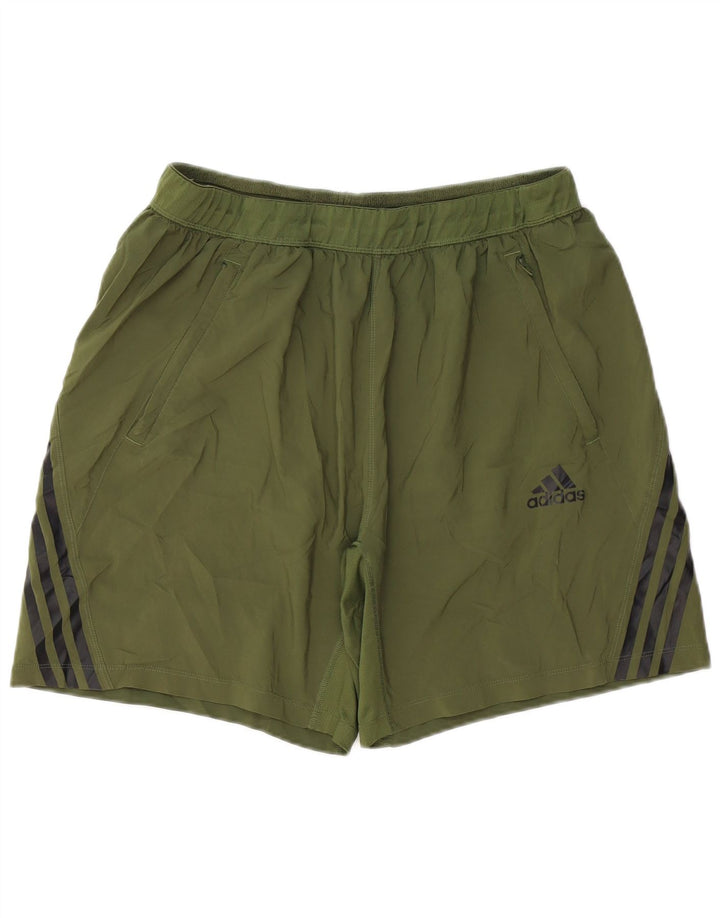 ADIDAS Mens Aeroready Sport Shorts XL Verde Poliéster