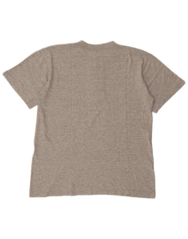 Camiseta masculina Champion de algodão cinza médio